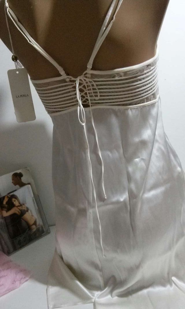 Picardia novia La Perla talla L, Ivory