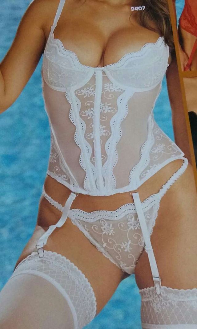 Corpiños +Tanga blanco