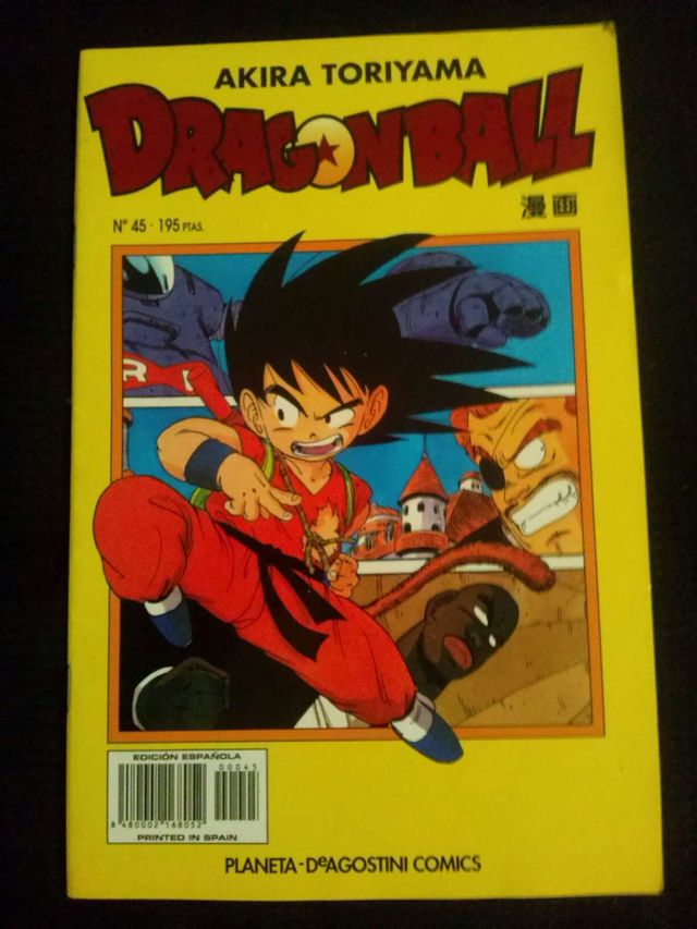 Comic Dragon Ball numero 45 (serie amarilla)