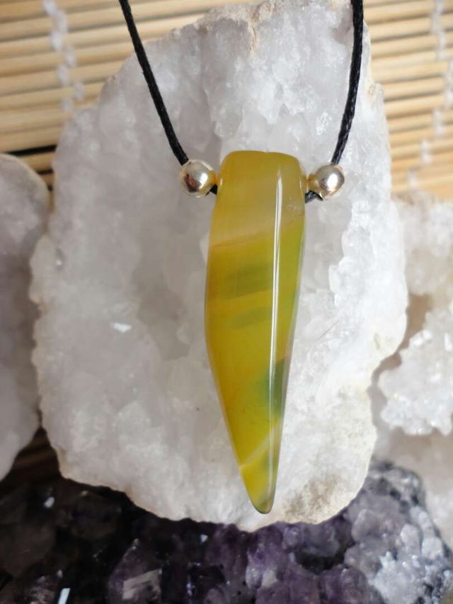 Colgante AGATA VERDE