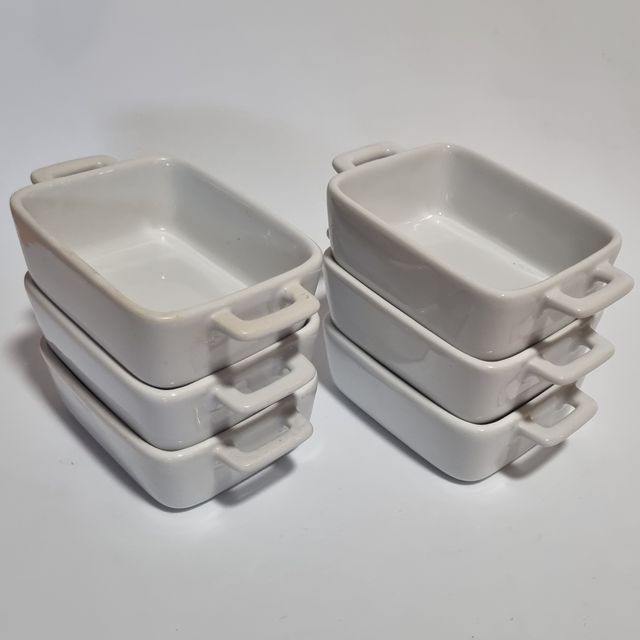 6 vassoi in ceramica