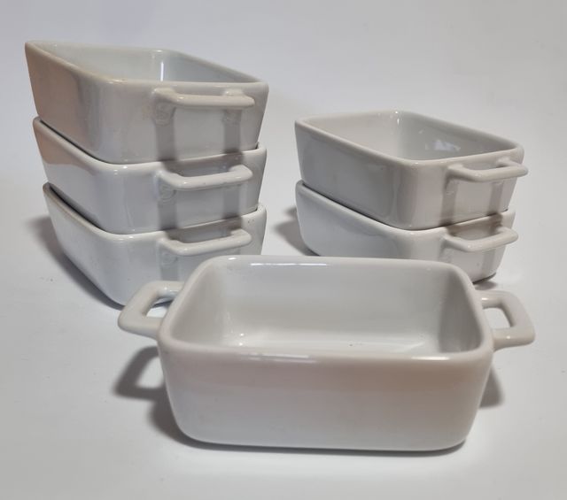 6 vassoi in ceramica