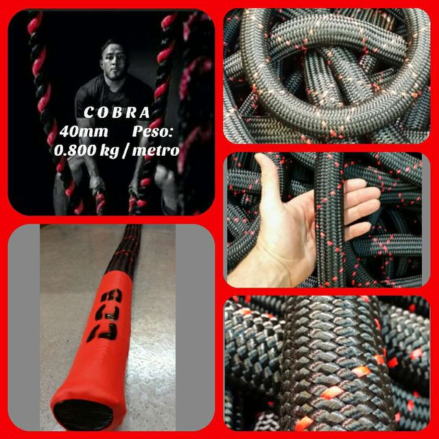 Cuerda batidas crossfit funcional 40mm