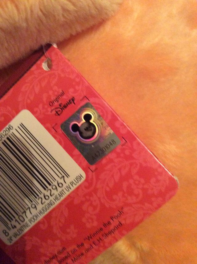 Peluche Disney Original Certificado