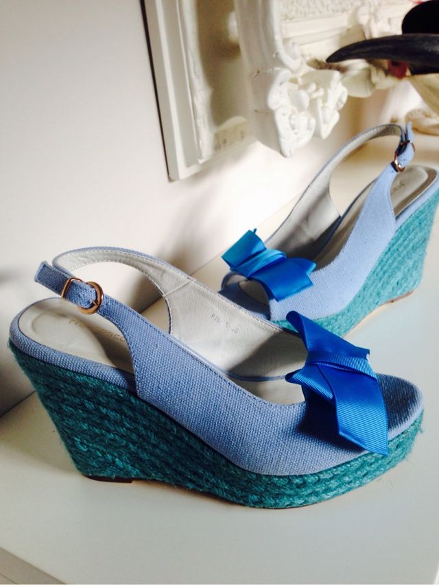 Alpargata Azul Celeste.