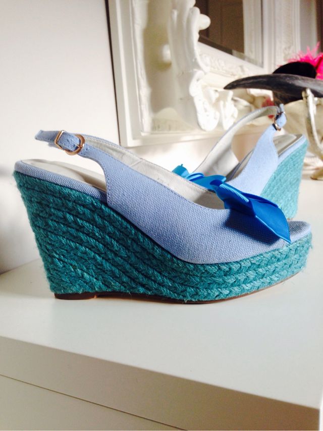 Alpargata Azul Celeste.