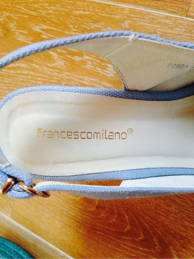 Alpargata Azul Celeste.