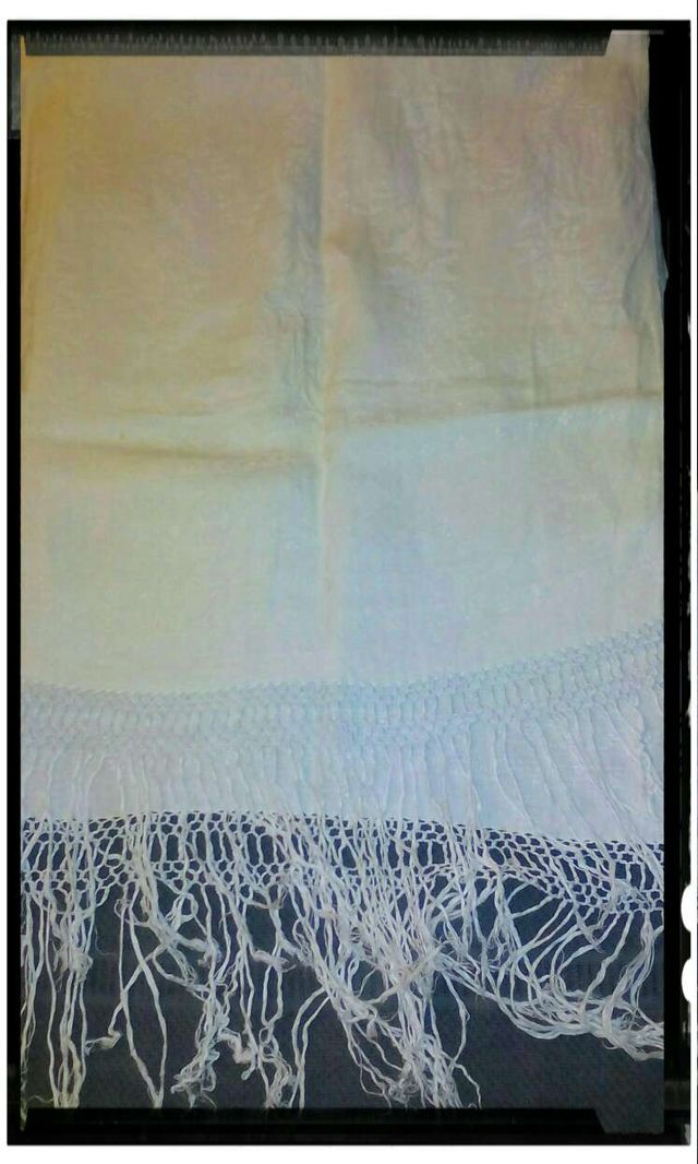 Toalla antigua adamascada