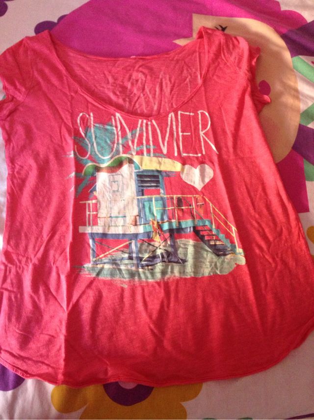 Camiseta Color Naranja