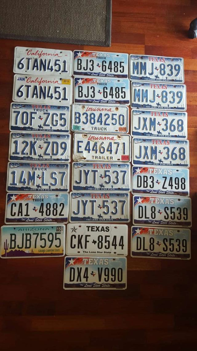 Matriculas americanas