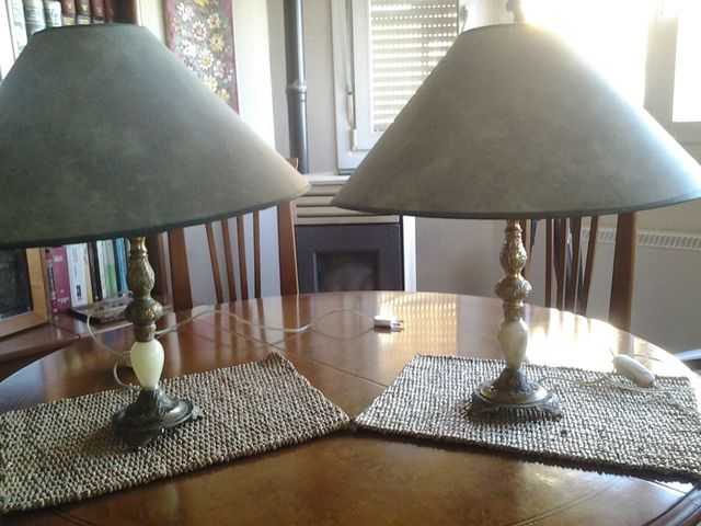 Due lampade da tavolo