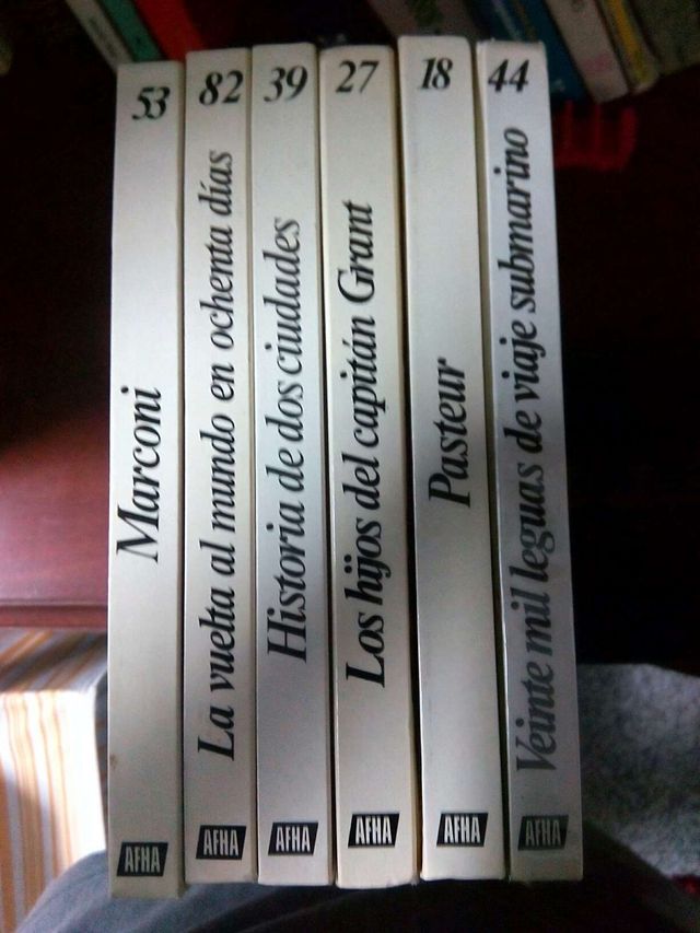 6 libros colección Nuevo Auriga.