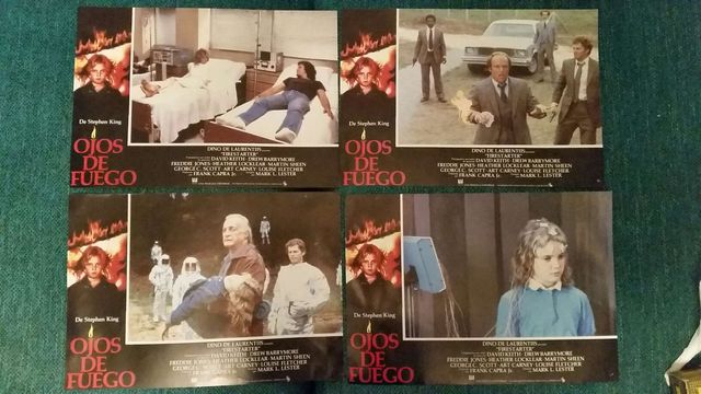 11 Afiches cine "Ojos de fuego" Stephen King.