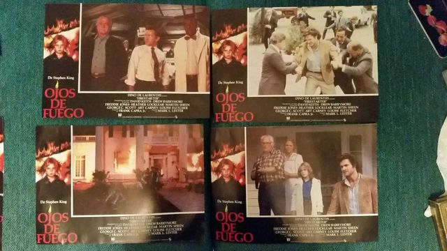 11 Afiches cine "Ojos de fuego" Stephen King.
