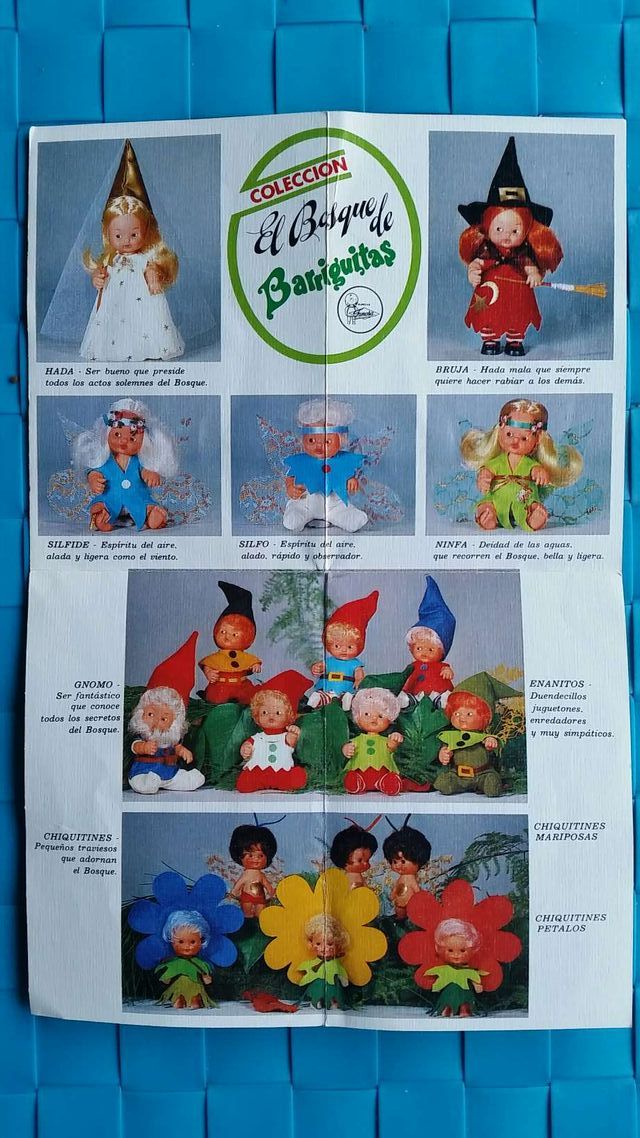 Catalogo muñecas Barriguitas años 80