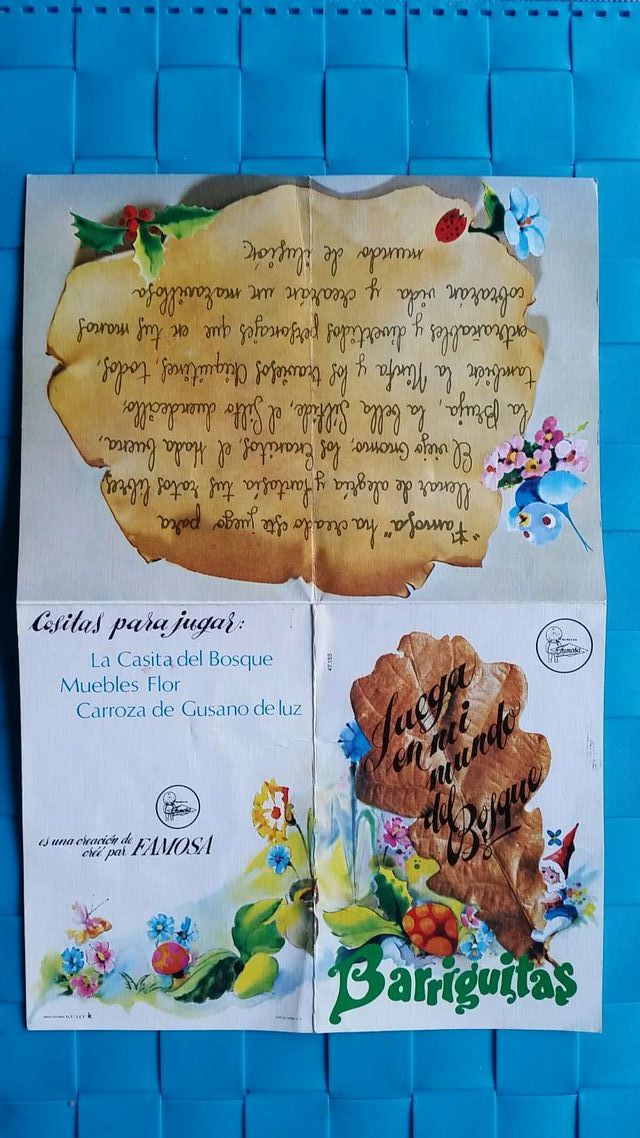 Catalogo muñecas Barriguitas años 80