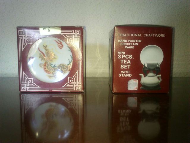 Tetera y Taza de Te Porcelana