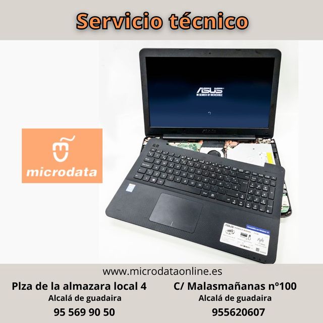 Reparación de portátiles, moviles y tablets