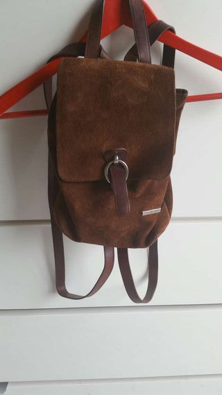 mochila ante marron