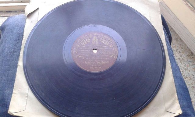Disco piedra para gramophone