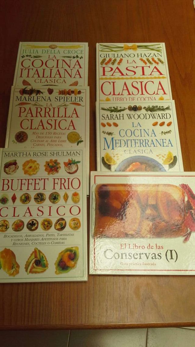 Coleccion de 6 libros de cocina