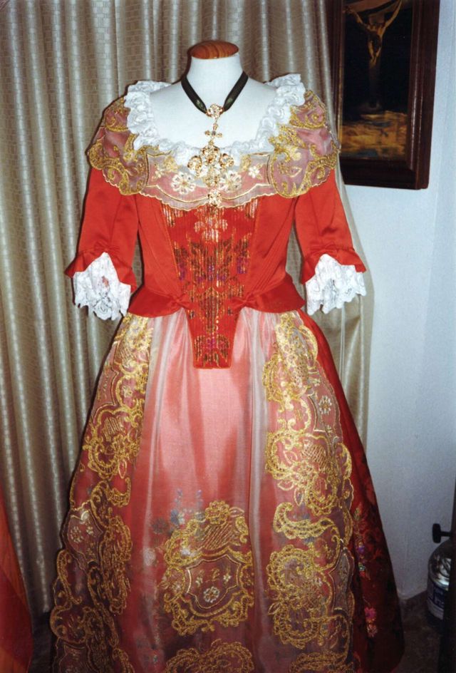 Traje valenciana Siglo XVIII talla 46-48 de segunda mano por 450