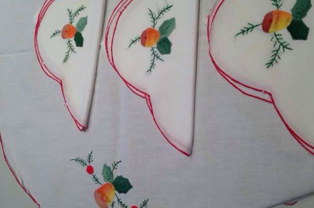 Precioso Mantel Navideño con 6 servilletas