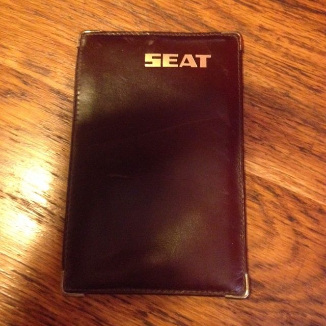 BLOC DE NOTAS SEAT 133