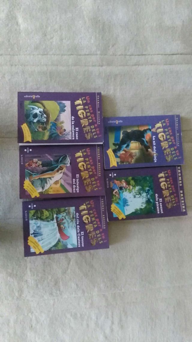 Libro infantil - "Un cas per a tu i la penya dels tigres"