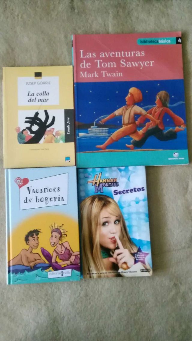 Libros varios títulos en español y catalan