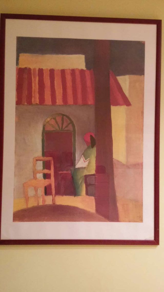 cuadro lamina enmarcada