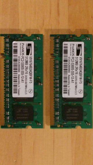 2x Barrettes RAM DDR2 667 MHz Pour ASUS Z53JR - 2 Go + 4 Go, Marque Samsung, Neuves