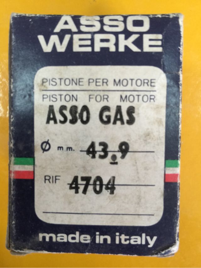 Piston 65 cc - Derbi - Puch -   43,9 mm