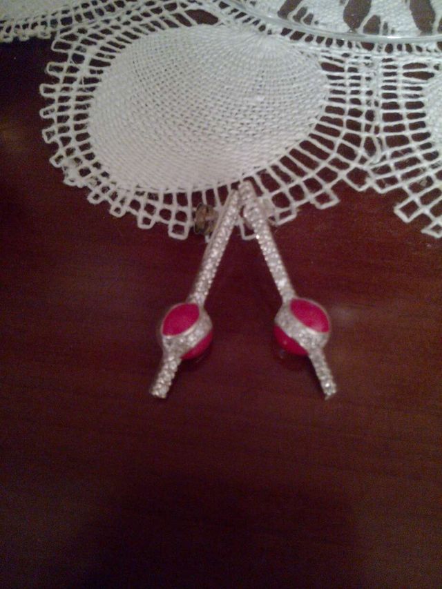 Pendientes de plata con circonitas!!