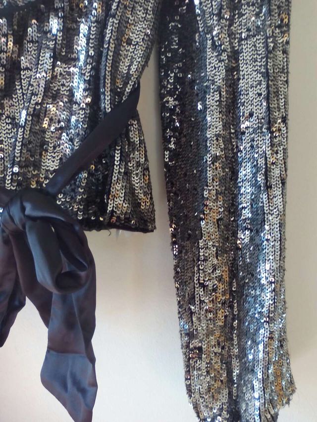 Vestido medio de trabajo verano, manga de la tela escocesa