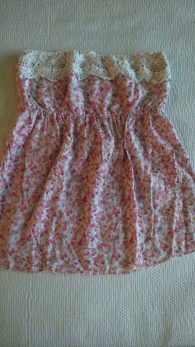 Camiseta palabra de honor de flores t.M