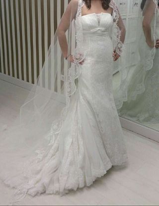 vestido de novia de segunda mano en santander en wallapop