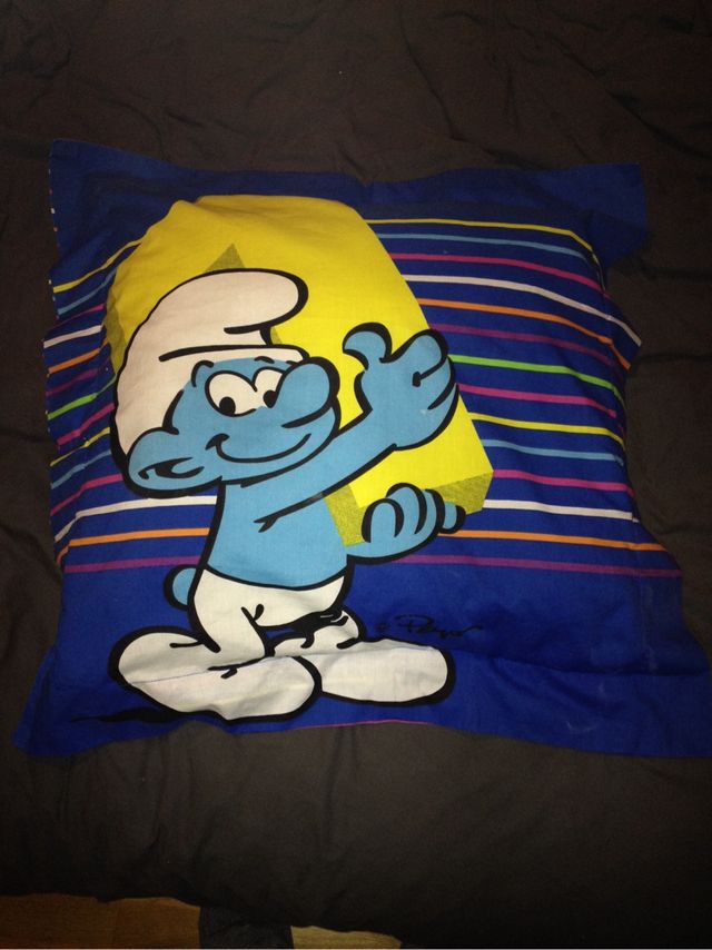 JUEGO FUNDA NORDICA PITUFOS