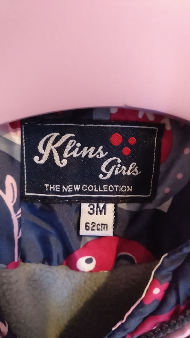 Chaqueta abrigo nueva marca KLINS 3meses
