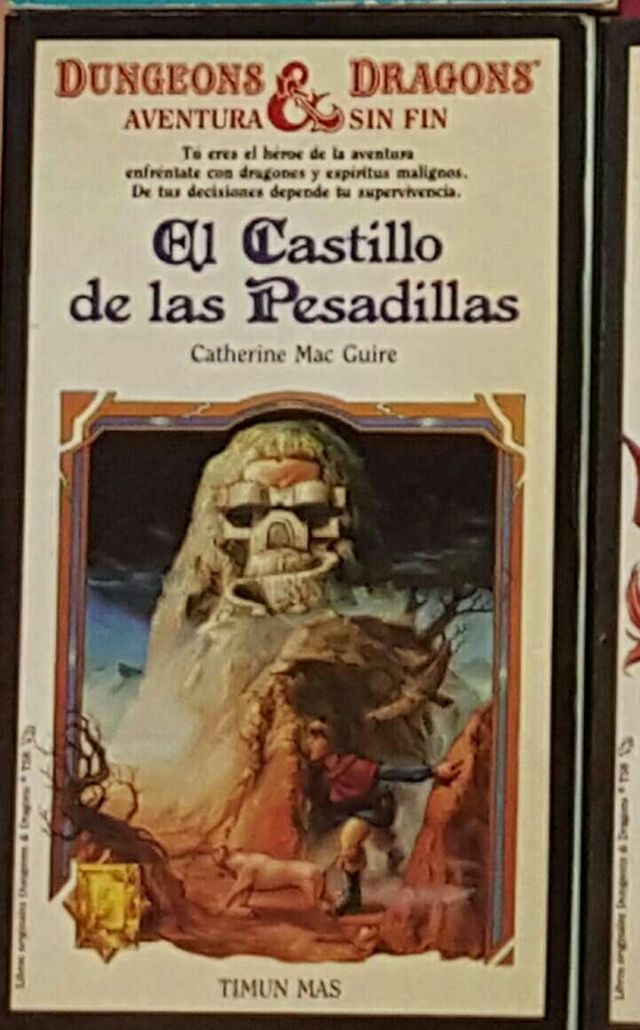 Libro juego D&D el castillo de las pesadillas