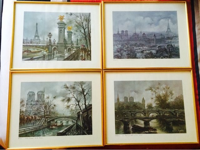 Lote Litografías De París