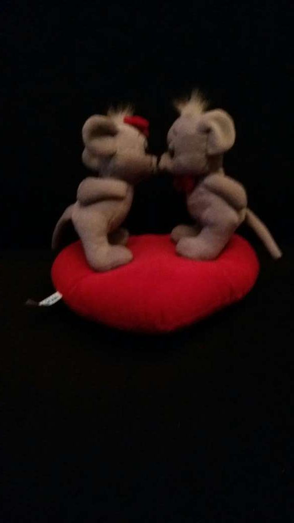 Peluche en forma de corazón