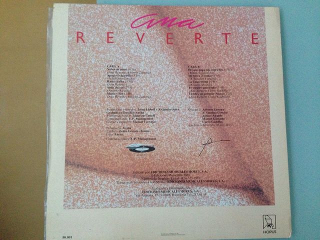 Vinilo Lp Ana Reverte
