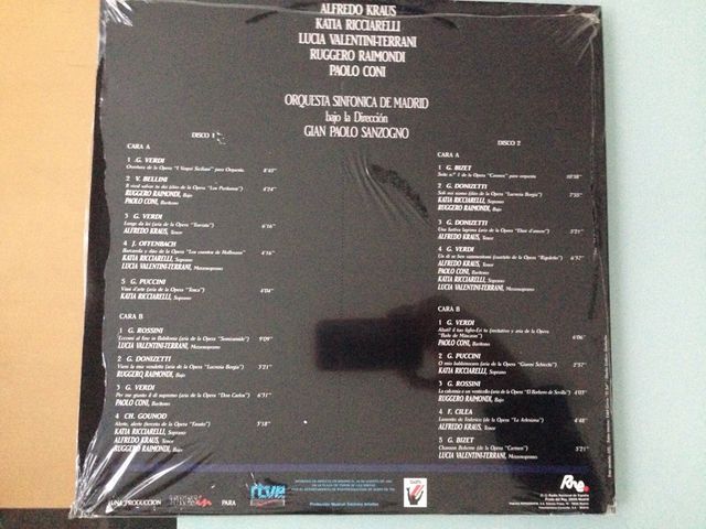 Vinilo Alfredo Kraus