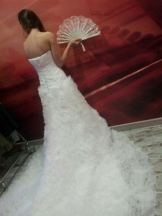 vestido de novia de marca de segunda mano en murcia en wallapop