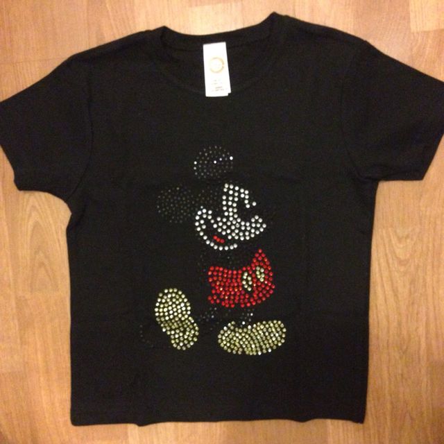 Camiseta Disney Strass Mickey Nueva