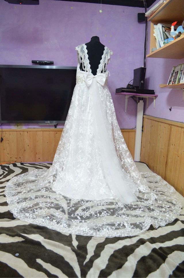 vestidos novia económicos de segunda mano por 50 € en madrid en wallapop