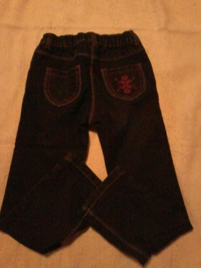 Pantalón vaquero de niña talla 116 cm, forrado, nu