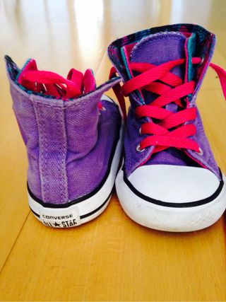 converse niña talla 23