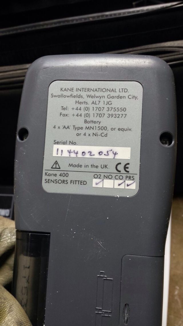 Analizador de humos Kane 400